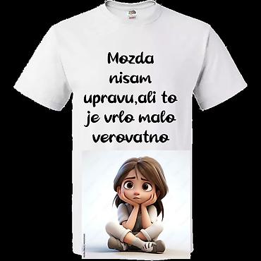 Majice kratkih rukava: Majice sa duhovitim natpisima i ilustracijama - Tip: pamučne T-shirt — 1