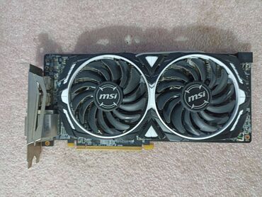 материнская плата ddr4: Видеокарта, Б/у, MSI, Radeon RX, 8 ГБ, Для ПК