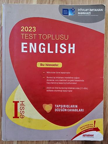 Kitablar və jurnallar: Dərs və imtahan hazırlığı üçün kitab satilir — 5