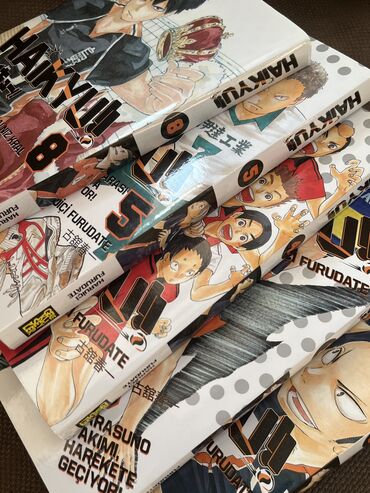 turk sazlari: Haikyuu! Manga 5 dənə set türk dilində Сет манги Хайкью 5 книг в