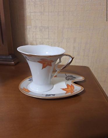 cay: Çay dəsti, rəng - Ağ, Farfor, 6 nəfərlik — 2