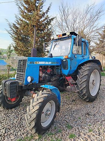 Traktorlar: MTZ 82.1 “Belarus” traktor - Rəng: mavi, kabinalı - Ön təkər ölçüsü — 11