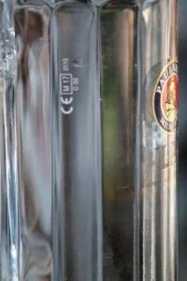 Čaše: Paulaner Munchen Krigla sa zlatnim detaljima 0,5l. Paulaner Munchen — 8