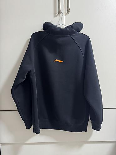м 65: Мужская толстовка, L, Lining, Б/у, цвет - Черный — 3