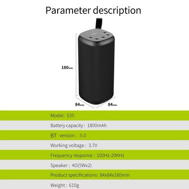 Динамики и колонки: Mobi Center/ Моби Центр Zealot S35 Bluetooth speaker🔥 Описание 1 — 6