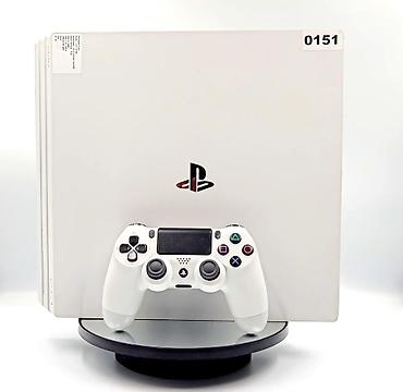 ipod mp3 player: Ağ rəngli Sony PlayStation 4 Pro Praşofka model 09.00 oyun konsolu — 1