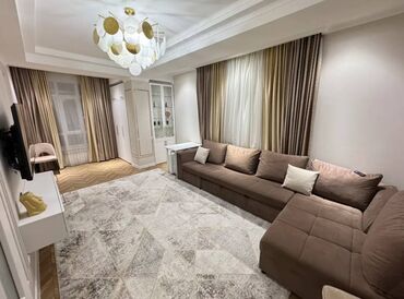 1 комнатная квартира без мебели: 3 комнаты, 90 м², Элитка, 7 этаж, Евроремонт