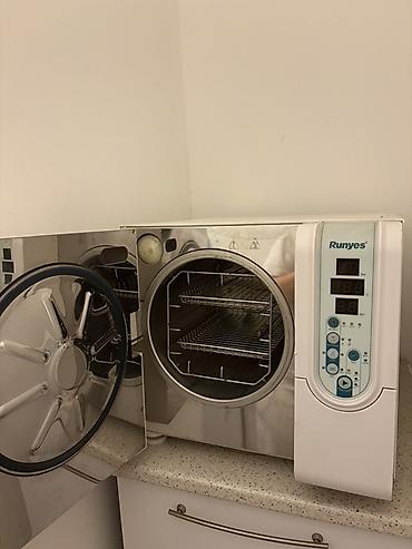Медицинское оборудование: Runyes stolüstü buxarlı sterilizator + paketləmə+distille aparatı — 2