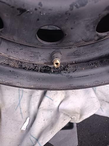 pass: Железные Диски R 14 Volkswagen, Комплект, отверстий - 4, Б/у — 2