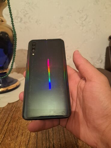 Ford: Samsung Galaxy A50, 128 GB, rəng - Göy, Barmaq izi, İki sim kartlı
