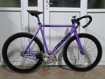 цунами фикс: Шоссейный велосипед, Tsunami, Рама L (172 - 185 см), Б/у