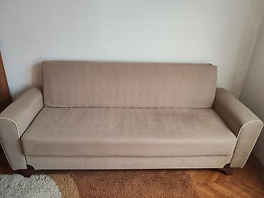 trosedi simpo: Kauč na razvlačenje – bež - Funkcionalan kaučd koji se lako pretvara — 3