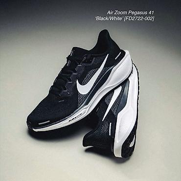 Мырзалардын бут кийими: Оригинал Nike Air Zoom Pegasus 41 Black/White - Лёгкие беговые — 3