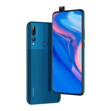 kameralar qiymetleri: Huawei Y9 Prime, 128 ГБ, цвет - Синий, Битый, Две SIM карты, Face ID