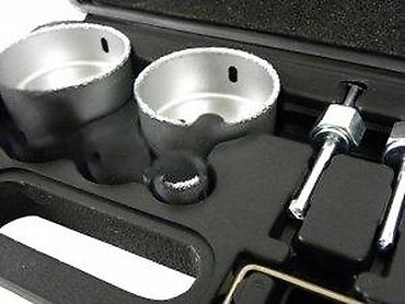 Setovi ručnog alata: Set krunastih testera za keramičke pločice – 9 delova u koferu - — 9