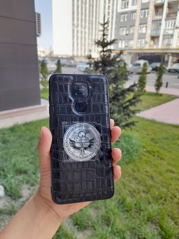 чехлы для наушников: Redmi, Redmi Note 9, Б/у, 64 ГБ, цвет - Голубой, 2 SIM