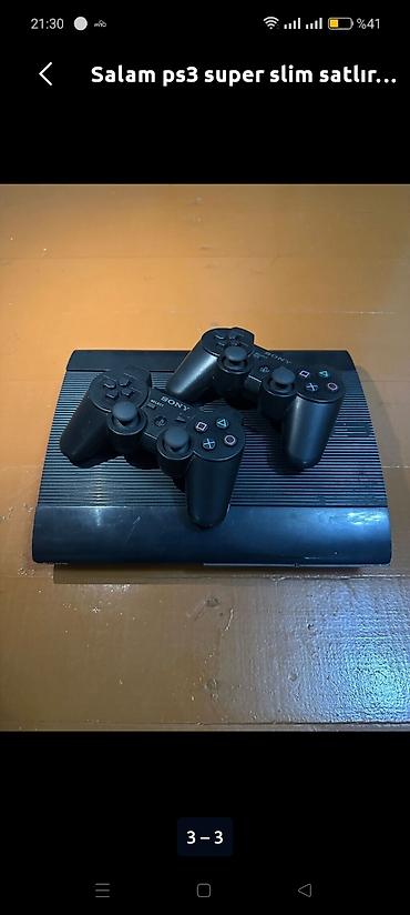 Ps-3 super slim. madelidir. tam işlekdir heç bir prablemi yoxdur