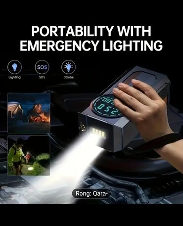 Avtomobil kompressorları və nasosları: Dördü birində çoxfunksiyalı avtomobil enerji təchizatı. Avtomobil — 1