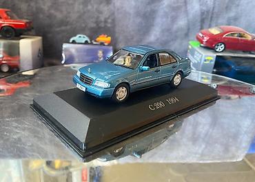 Avtomobil modelləri: Коллекционная модель Mercedes-Benz C200 W202 blue 1994 Altaya Scale — 7