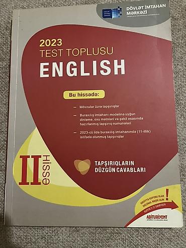 Testlər: Məhsul: 2023 Test Toplusu – English (II hissə) Xüsusiyyətlər: - — 1