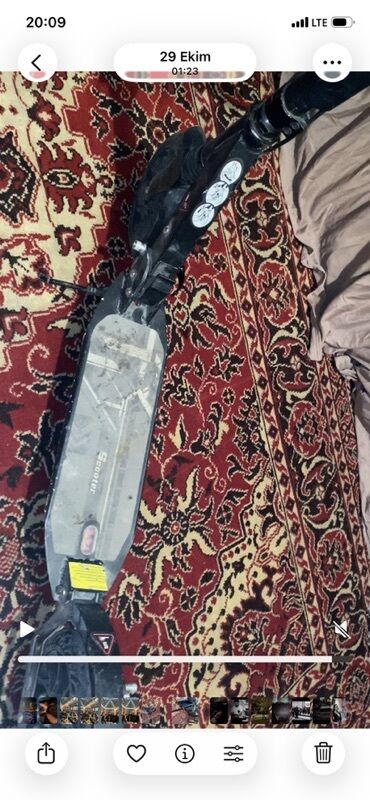 математика 5 класс азербайджан: Elektrik skuter - Güclü karkaslı, qatlana bilən konstruksiya - Ön