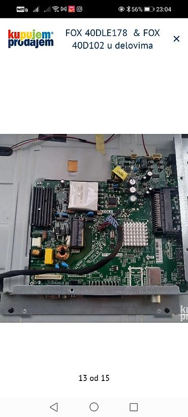 Aksesoari za TV i video: FOX 40DLE178 i FOX 40D102 – delovi za televizore (40") Dostupne — 14