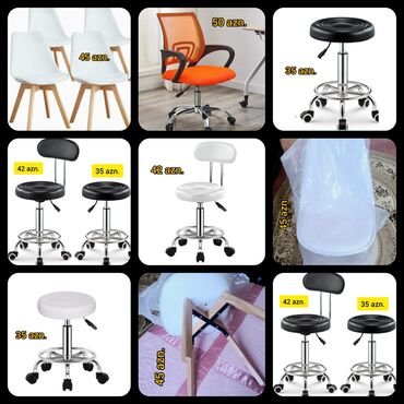 stul üzlükleri: YENİ - ofis, salon, laboratoriya, diş kabineti, ev və sair məkanlarda