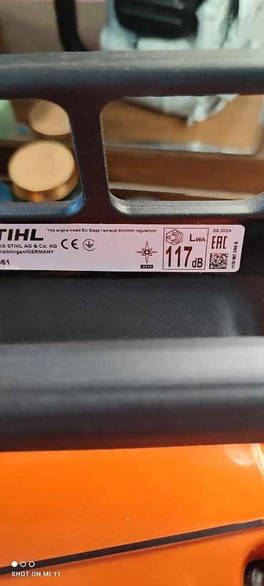 Пилы: Немецкая бензопила, stihl MS 361, оригинал, новая в коробке,(80000сом — 2