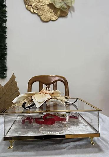 Dekorlar və bəzəklər: 2 DEST XONCA 2 KEPENEK 150 SM YUMRU DEKOR BAHALI TULLE BIRGE Guzguler — 12