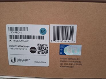koputer: UniFi security gateway PRO 4 UBIQUITI networks EU version Çox az