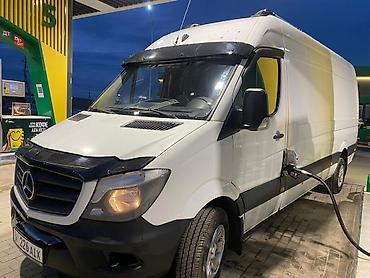 капот спринтера: Mercedes-Benz Sprinter (длинная база, высокий крыша), белый. Основные — 1