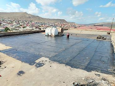plastik su cəni təmiri: Xidmət: dam və səthlər üçün bitumlu tol örtüyünün çəkilməsi Təsvir: - — 9