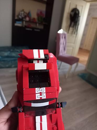 lego china konstruktorları: LEGO tərzində yığılan Porsche yarış avtomobili modeli. Oyuncaq qara və — 7