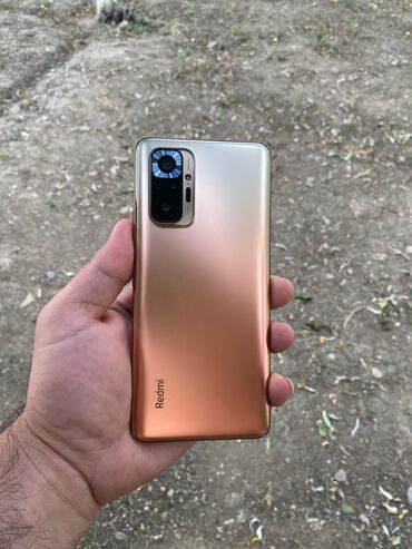 Xiaomi: Xiaomi Redmi Note 10 Pro Max, 128 GB, rəng - Qızılı, 
 Sensor, Barmaq izi, İki sim kartlı