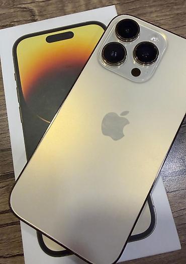 prodat iphone: IPhone 14 Pro, 128 GB, Qızılı, Face ID — 1