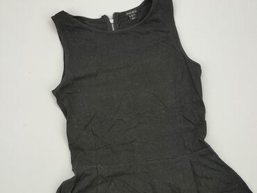 czarna bluzka bez rękawów: Bluzka Damska, Amisu, S (EU 36), stan - Dobry