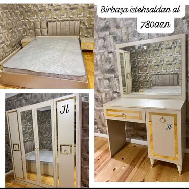mebellər ikinci əl: İkinəfərlik çarpayı, Dolab, Yeni