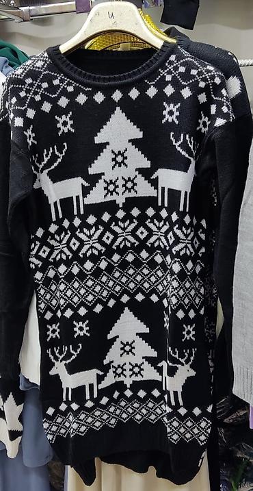 Кофты, свитеры: Новогодние свитера размер стандар 44/46/48/ вязанные тёплые — 6