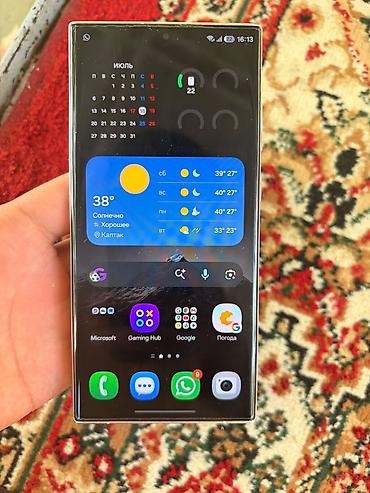 колонки и микрофон: Смартфон Samsung Galaxy S23 Ultra, цвет белый. сост идеал Ключевые — 1