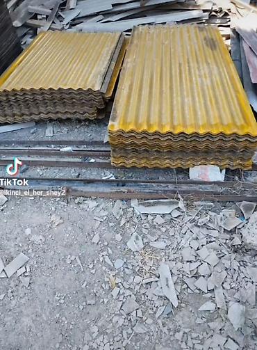 орхидея баку: Dalğalı şəffaf–sarı plastik dam örtüyü panelləri - Material — 1