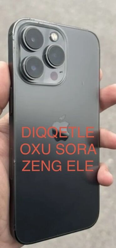 iphone x kreditle satisi: IPhone 13 Pro, Graphite, Face ID