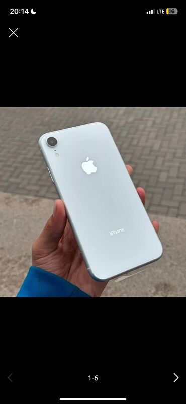 Apple iPhone: IPhone Xr, Б/у, 64 ГБ, Зарядное устройство, Защитное стекло, Чехол, 78 %