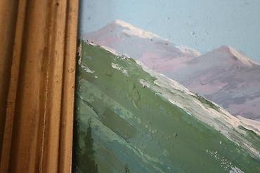 Картины: Большая картина (масло) Размеры: 117 x 83 В хорошем состоянии (нюансы — 9