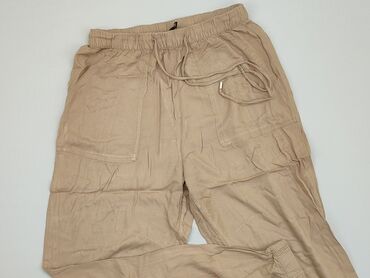 brązowa spódnice w kratę: Spodnie Cargo Damskie, H&M, M, stan - Bardzo dobry