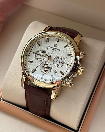 Aksesuarlar: Yeni, Qol saatı, Patek Phillipe, rəng - Qara — 5