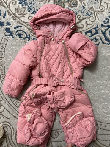 женские зимние куртки на синтепоне: Новый Комбинезон детский 2в1 зима/весна, на рост 74. Есть подклад для