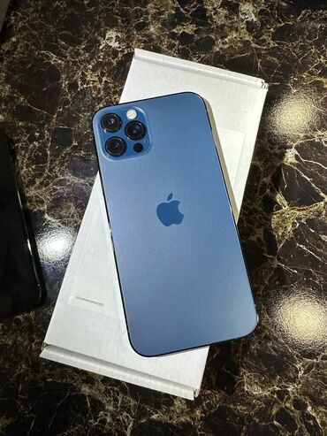 iphone 13 про макс: IPhone 12 Pro, 128 ГБ, Голубой, Face ID