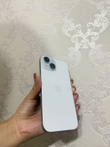 iphone 7 r sim: IPhone 15, Колдонулган, 256 ГБ, Көгүлтүр, Кабель, Куту, Коргоочу айнек, 91 %