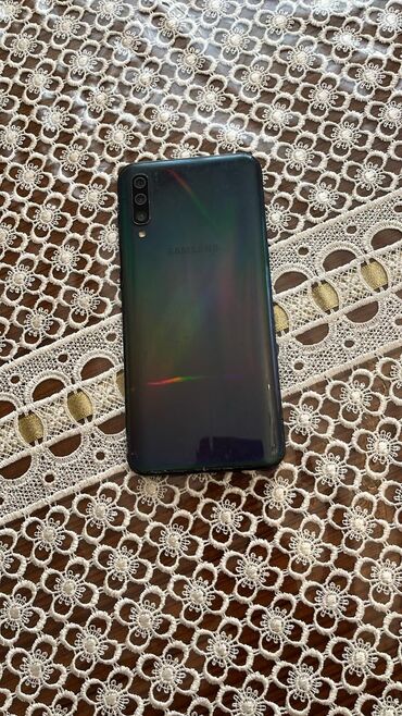 samsung j6 2018: Samsung Galaxy A50, rəng - Qara, Barmaq izi