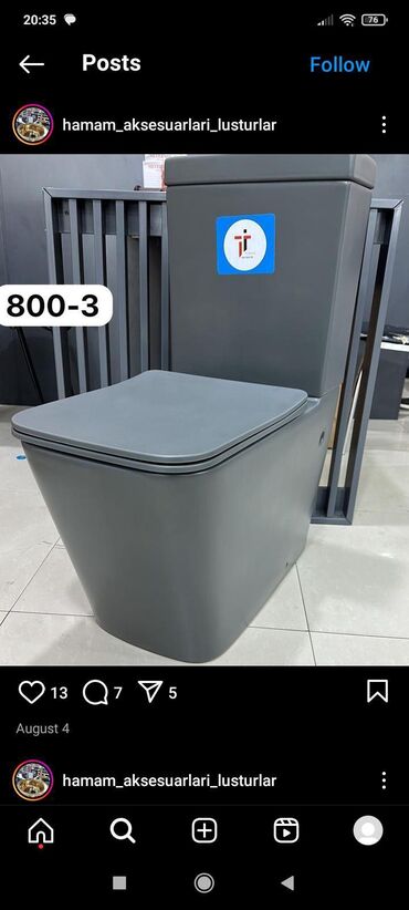 Unitazlar: Yeni, Unitaz, Monoblok, Kredit var, Zəmanətli, Rayonlara çatdırılma -da lalafo.az — 57 Unitazlar: Yeni, Unitaz, Monoblok, Kredit var, Zəmanətli, Rayonlara çatdırılma — 57